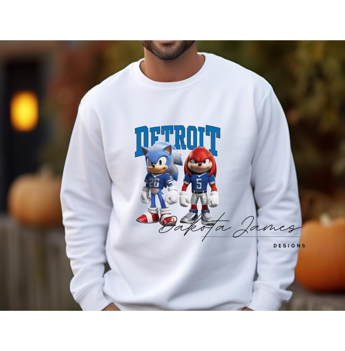 Sonic and Knuckles, Detroit Football Sweatshirt