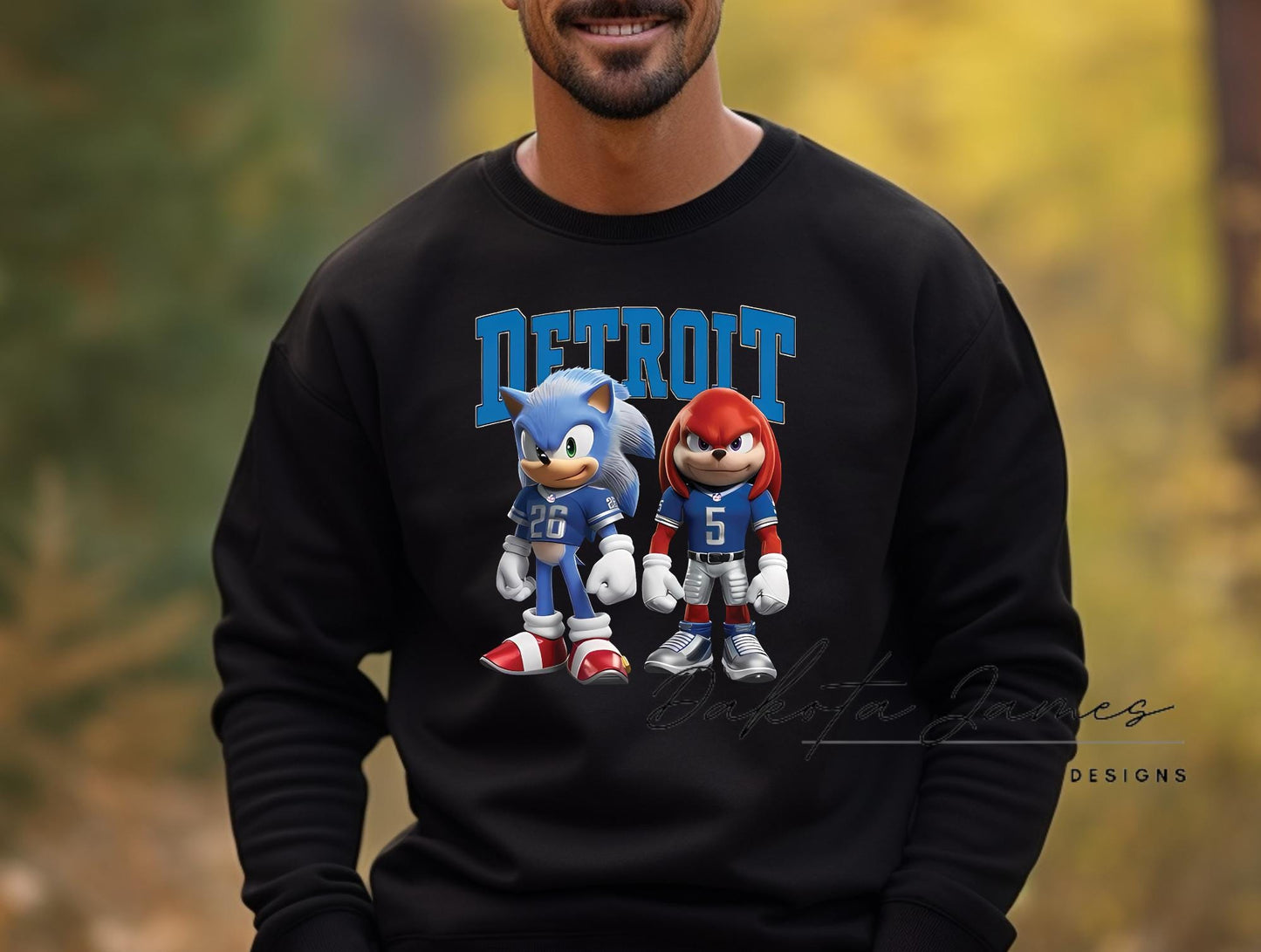 Sonic and Knuckles, Detroit Football Sweatshirt