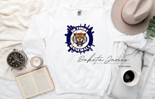 Detroit Tigers Baseball Sweatshirt